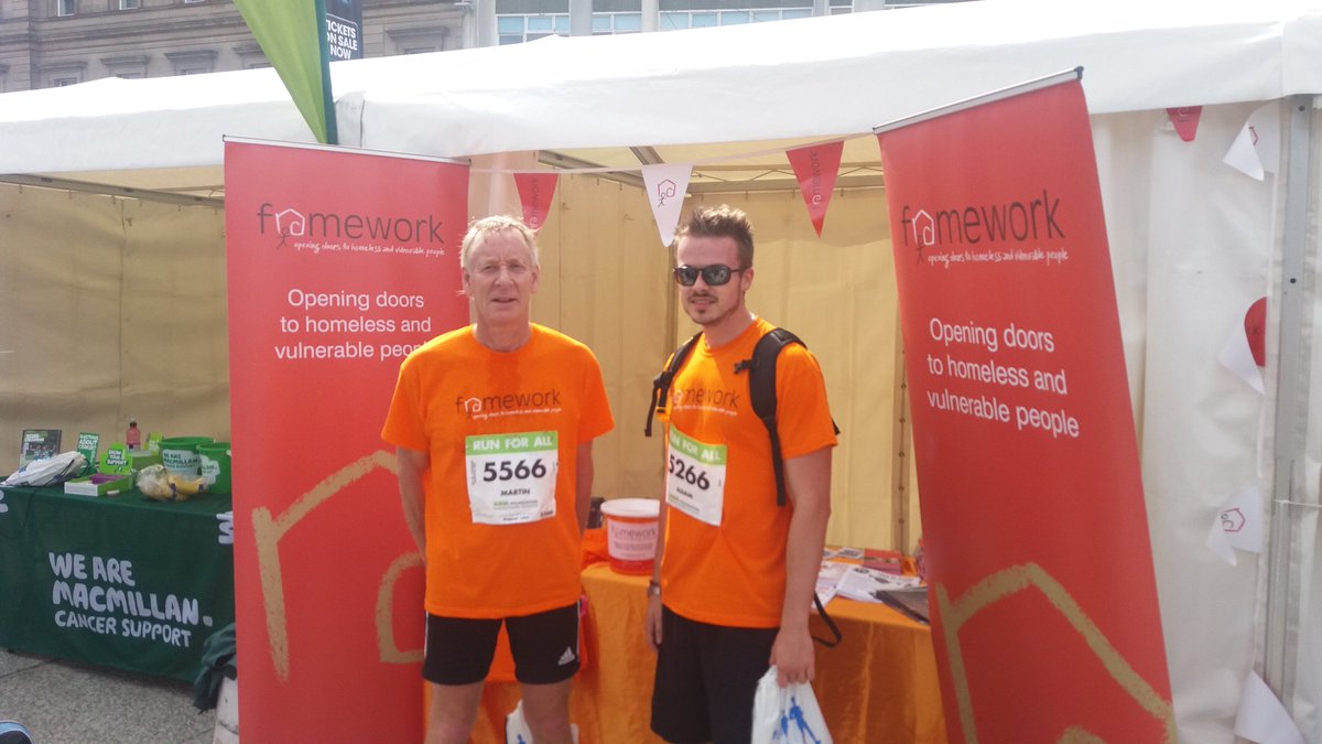 Framework_HA's tweet photo. Our runners return! great times from Adam and Martin #TeamFramework #nottingham10k https://t.co/FlqBuX4e9T