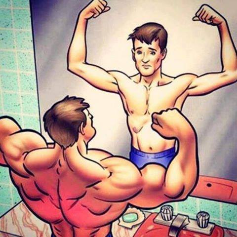21_lotfi's tweet photo. Look in the mirror , that's your competit **👌👊 https://t.co/QkSeepoydv