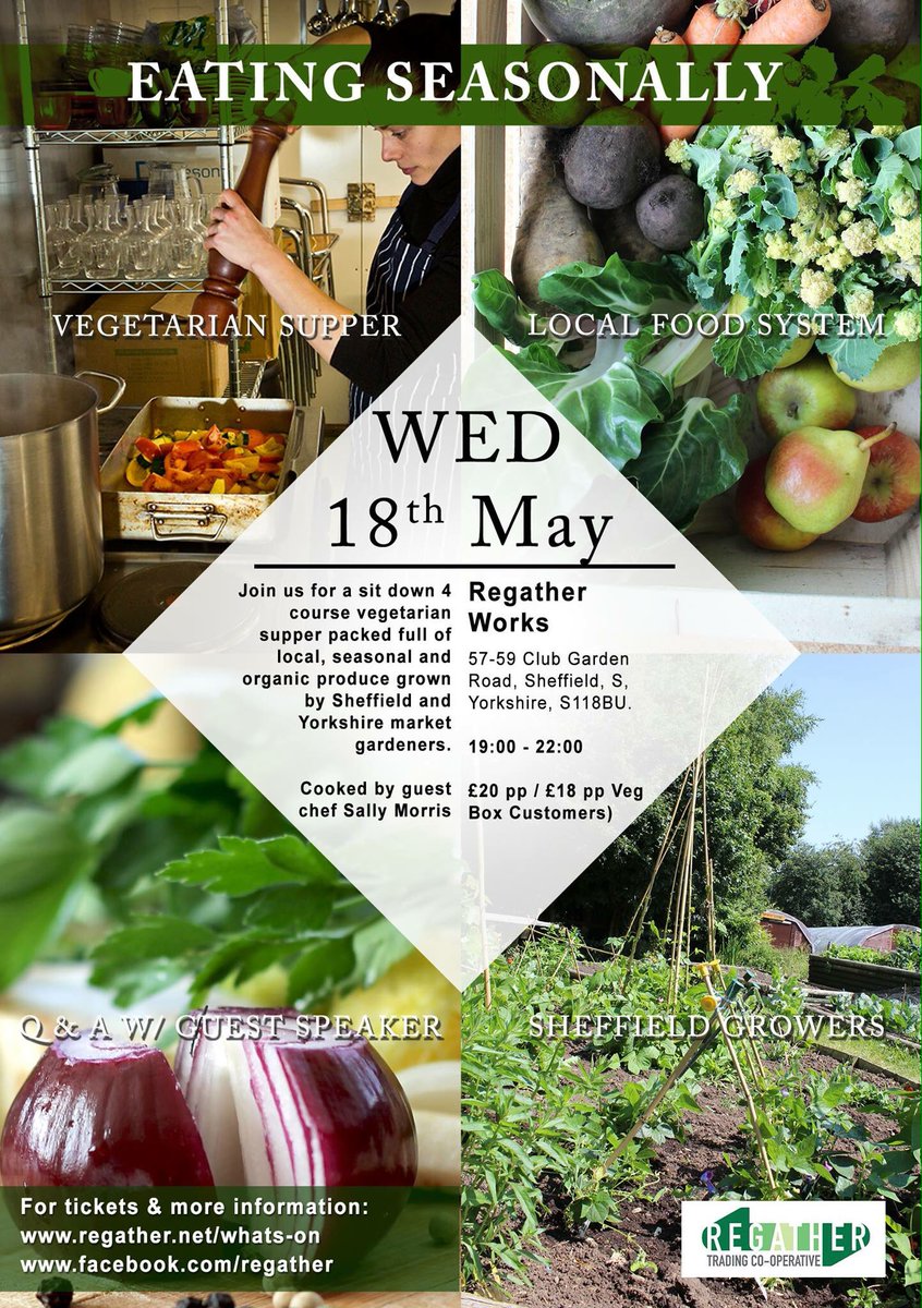 We are celebrating #NationalVegetarianWeek with a supperclub this Wednesday. Join us #Sheffield #sheffieldissuper