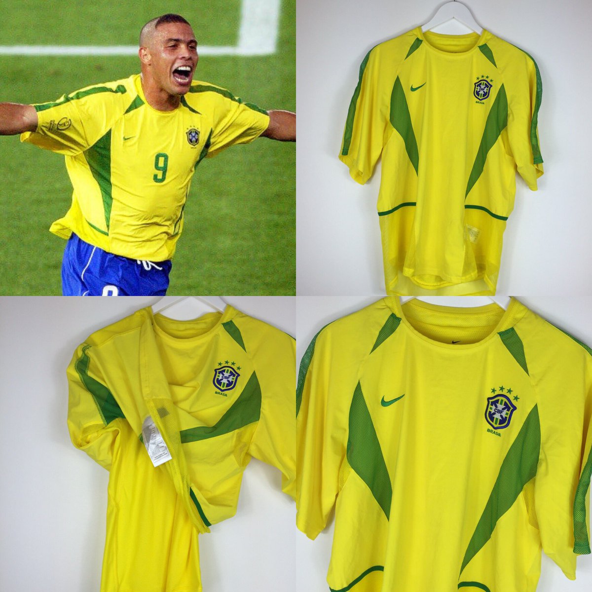 brazil 2002 jersey