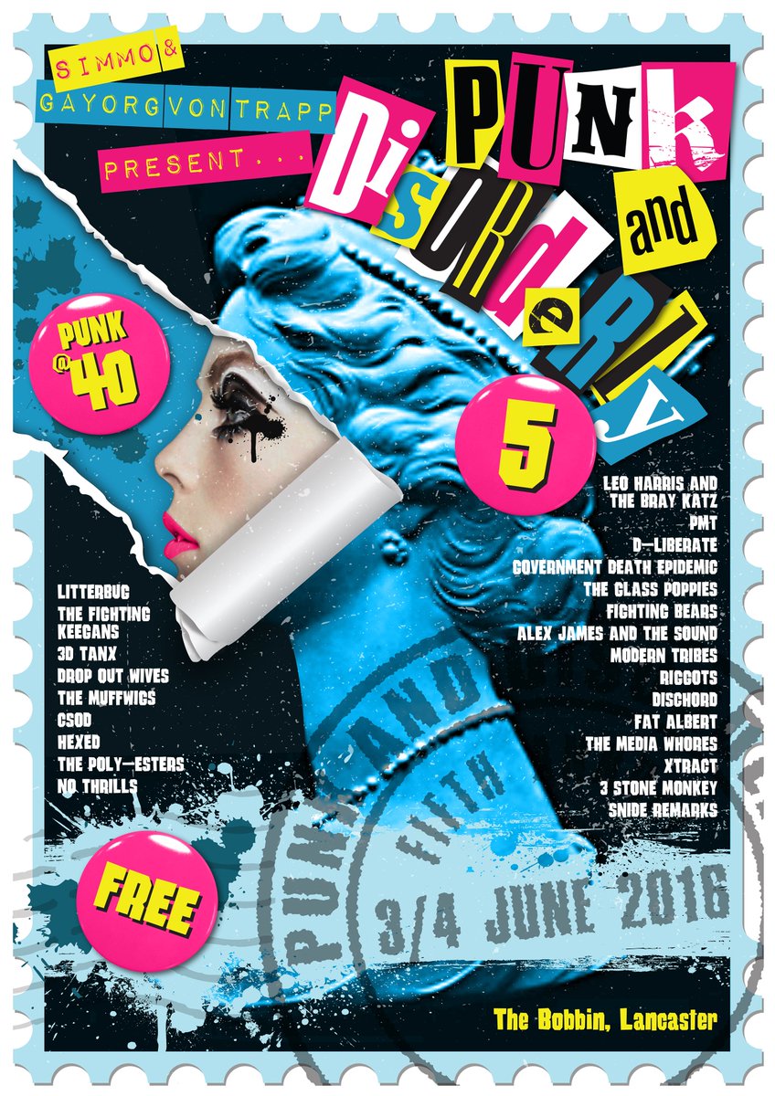 coming soon - Punk &amp; Disorderly 5 at <a href="/thebobbinpub/">TheBobbin</a>. Friday 3rd and Saturday 4th June.