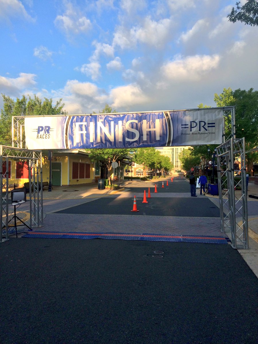 PRRaces's tweet photo. On site at the first annual #GetFit5k! Looking forward to cheering on first-time 5k runners today #fairfaxva https://t.co/0nbmXX30Qu