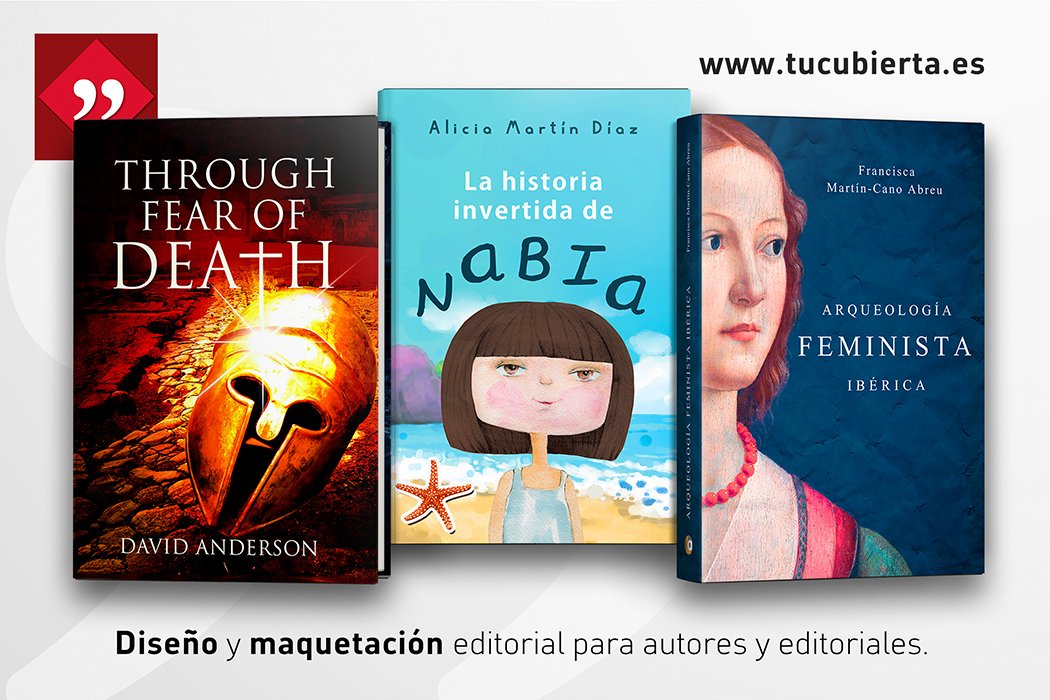 xaragm's tweet photo. Servicios de diseño y maquetación // tucubierta@tucubierta.es #libros #portada #cubierta #escritores #editorial https://t.co/fTj1NErazq