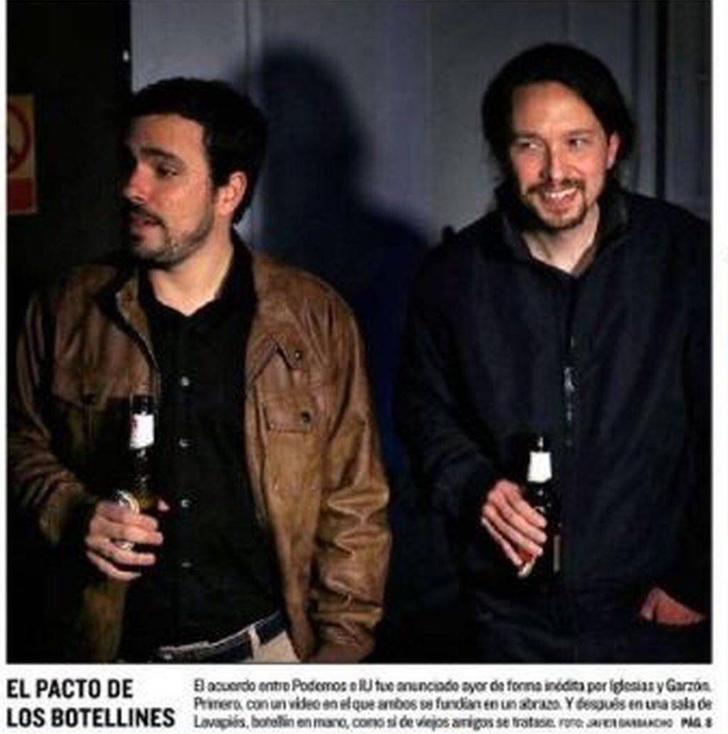 ¿Estáis de terraceo? Subid vuestras fotos brindando por el #PactoDeBotellines que nos va a hacer ganar el país 😊🍻