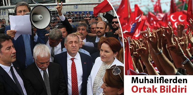 Muhaliflerden ortak bildiri  habermono.com/haber/muhalifl…