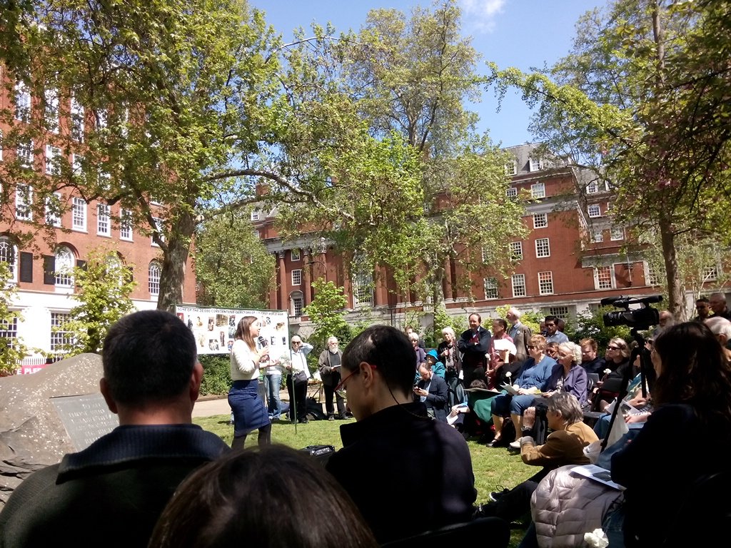 warresistersint's tweet image. The amazing QPSW Peaceworker Holly Wallis: in Britain, we are financially #conscripted @taxesforpeace