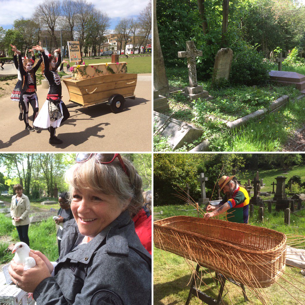 Inspiring times at the #brightondeathfestival yesterday - watch out for a blog post coming soon!