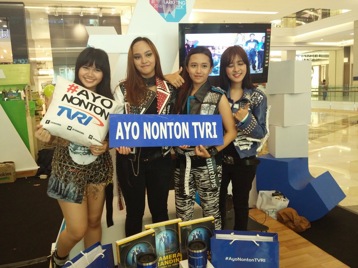 #AyoNontonTVRI @ marketing week in kota kasablanka! <a href="/TVRINasional/">TVRI Nasional</a>