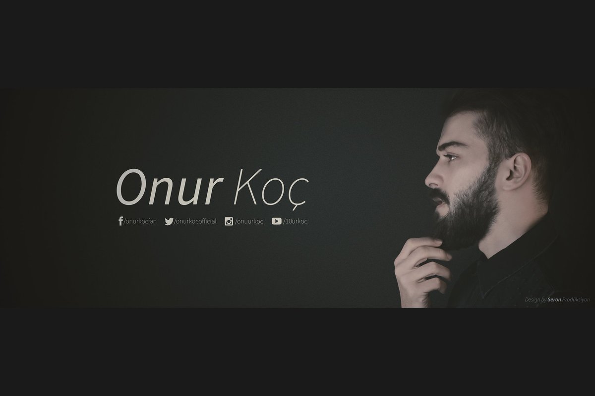 Onur Koç'un sosyal medya kapak fotoğrafını yaptık.