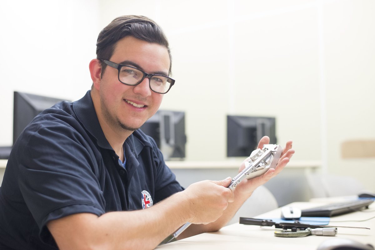 LoyalistCollege's tweet photo. Congrats Mechanical Engineering student David Cameron who won a Silver Medal in Mechanical CAD at #OTSC2016 https://t.co/uQ9XaDESww