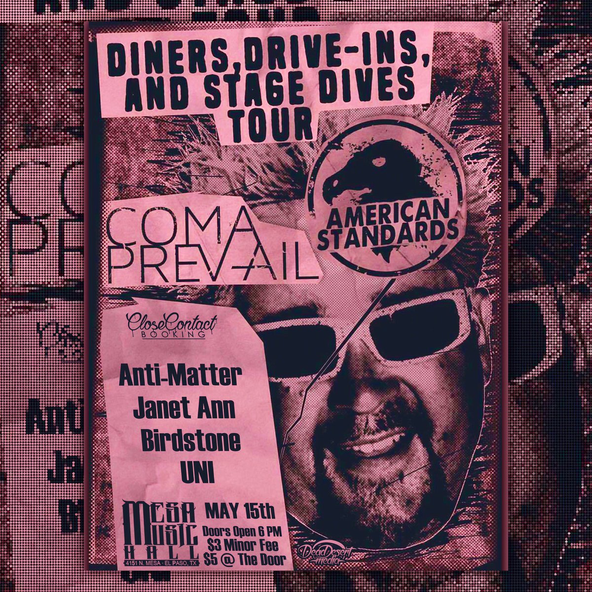 Tonight American standards and @ComaPrevail  at the Mesa music hall!! #closecontactbooking #elpaso