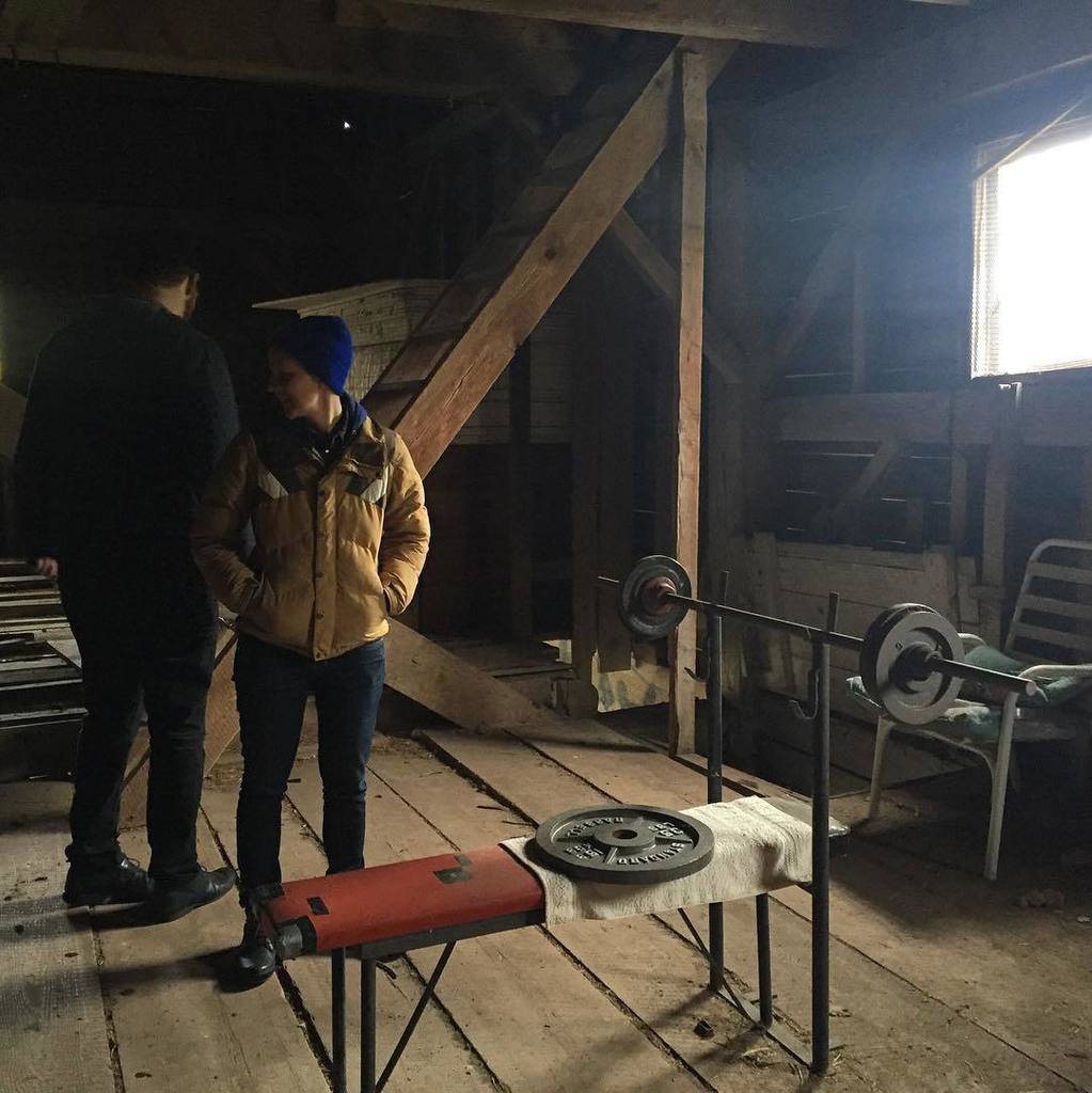 efaprojectspace's tweet photo. Barn gym discovery. #shiftresidency #efaprojectspace #noatlas #catskills #retreat #roguebe… https://t.co/FWXsZNplCm https://t.co/o8qDM8oJKU