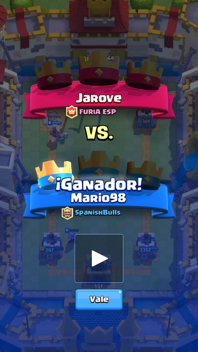 Mario98Clash's tweet photo. Buena partida contra un miembro de @COCFURIAESP https://t.co/cuD3Fiy0gB