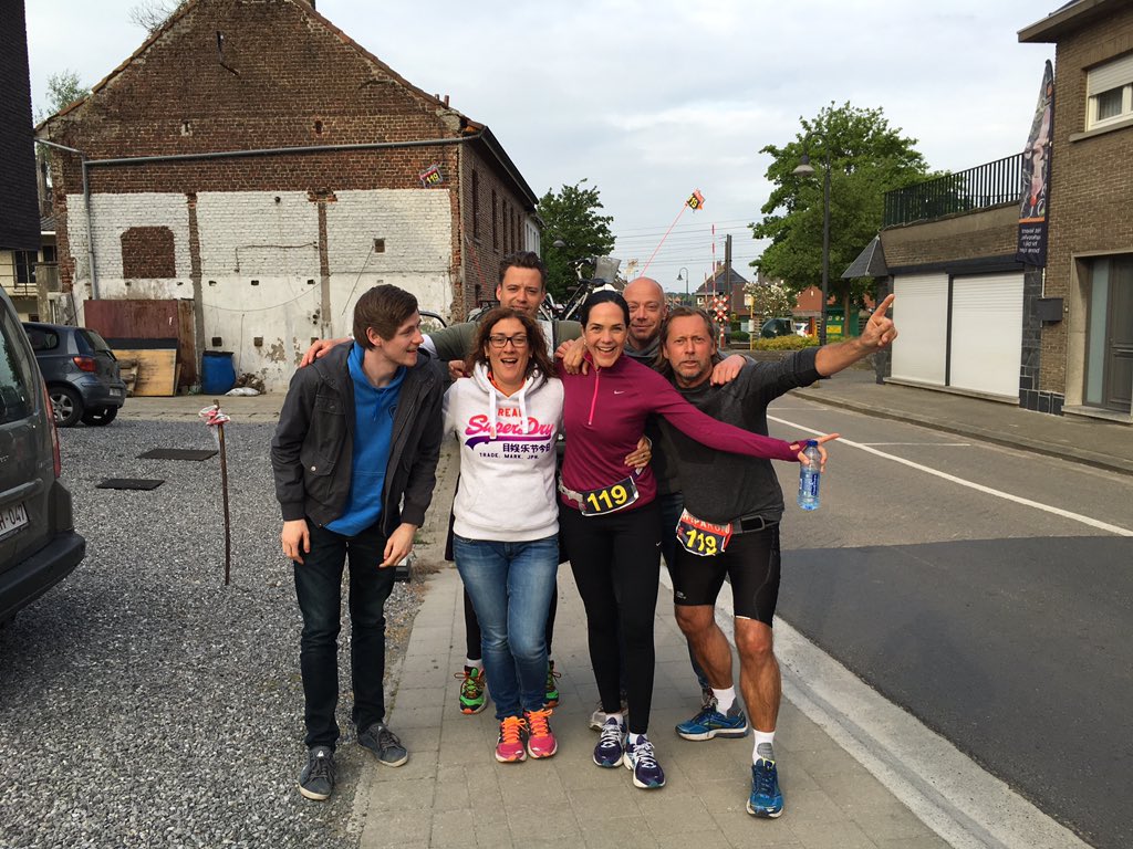 Team119's tweet photo. En op naar #Zele! #Roparun25 
Klaar voor onze 4e etappe 😃 https://t.co/gzA60sGhmd