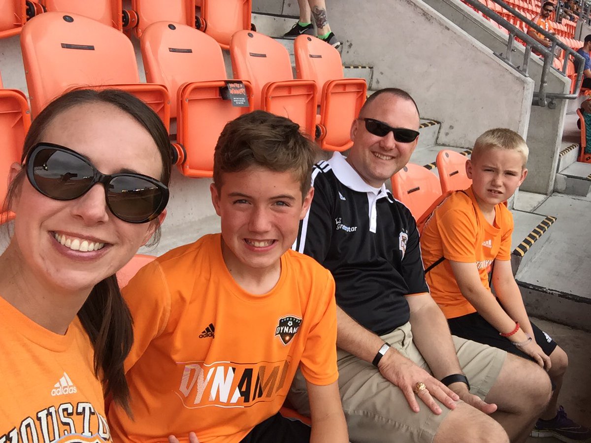 In our seats <a href="/HoustonDynamo/">Houston Dynamo FC</a> #CFAseatupgrade section 224 seats 22-25