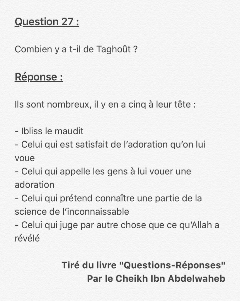 ahadithdujour's tweet photo. #Taghout #tawhid https://t.co/AoykK3vuHf