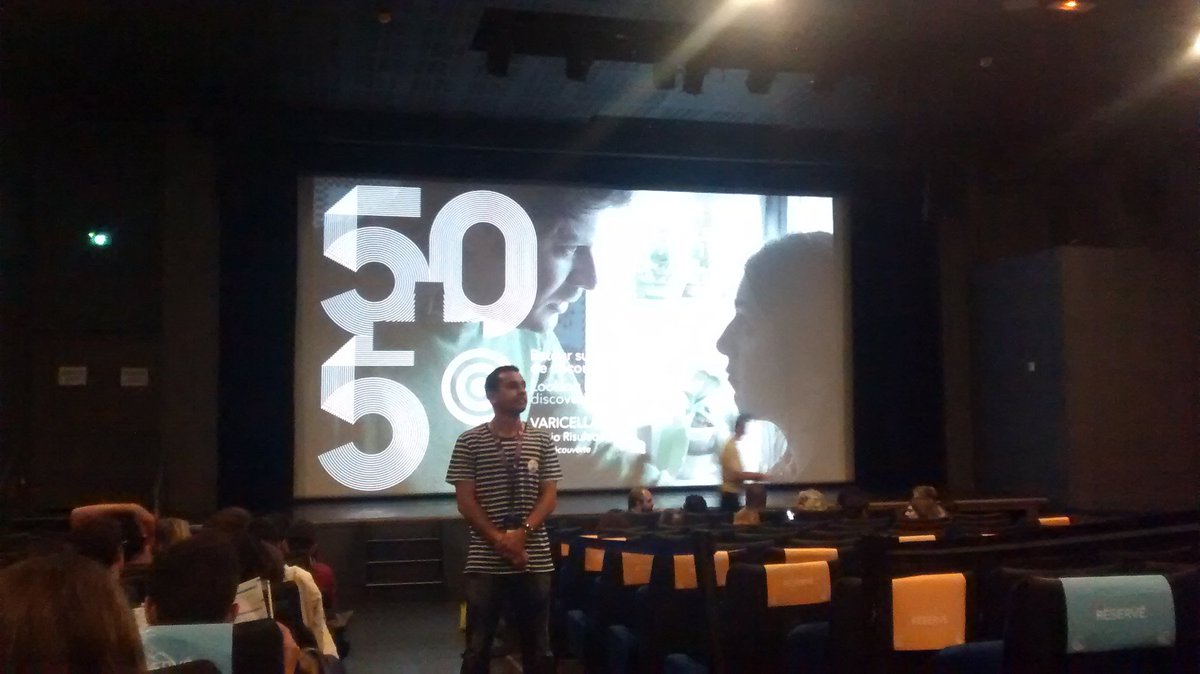 CrisalidaFilms's tweet photo. Apunto de comenzar una de las sesiones de cortometrajes en La Semana de la Crítica del @Festival_Cannes https://t.co/k8GouX1VaK