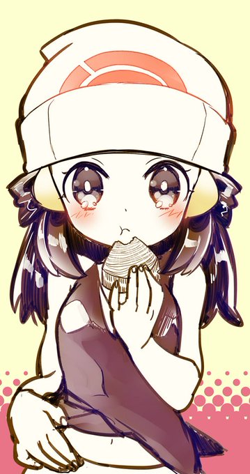 お腹のお肉を気にしながらお菓子食べちゃうヒカリちゃん 