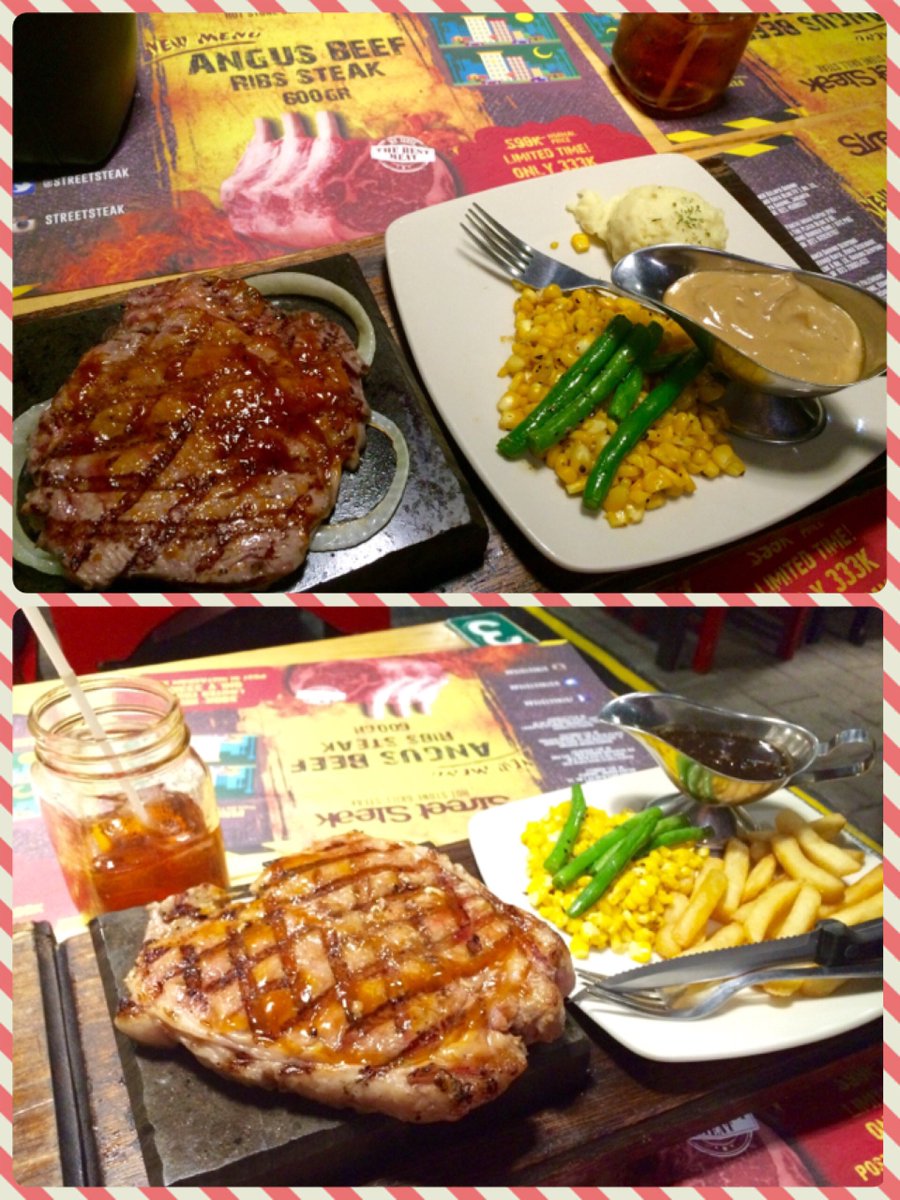 nicchia_'s tweet photo. Hokubee Rib Eye for me and the jumbo 400gr Elder steak for him @streetsteak ❤️
#meatparty https://t.co/iN7WdxRW0h