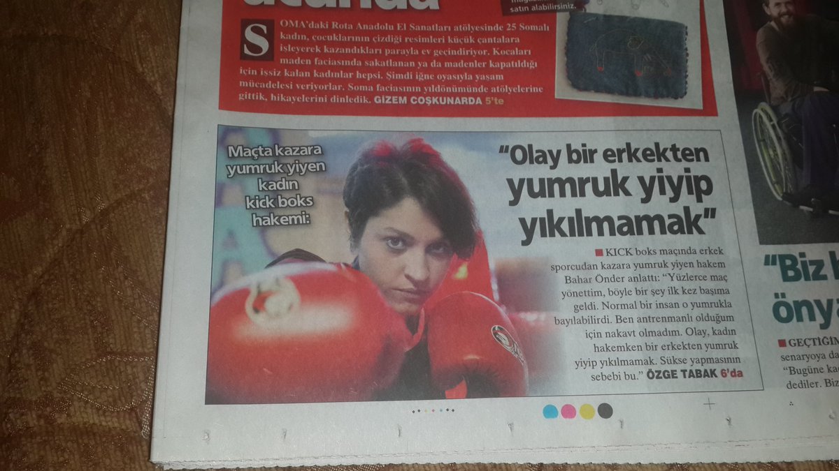 BAHAR_TASARIM's tweet photo. @asporcomtr @milliyet #kickboks #referee #millihakem #wako #profesyonel #milliyet #gazete #röportaj https://t.co/p0ShE29BZa
