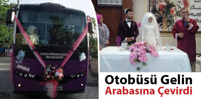 Otobüsü Gelin Arabasına Çevirdi
habermono.com/haber/otobusu-…