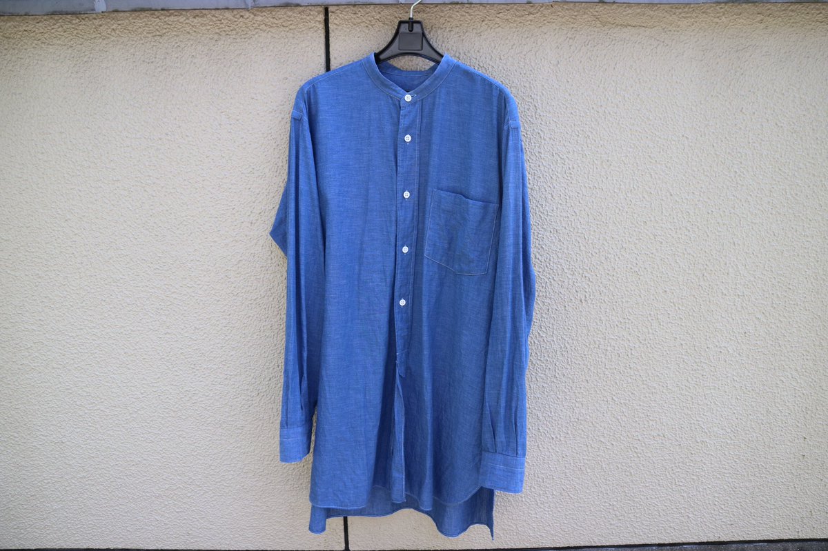 quartetteused's tweet photo. 私服販売

COMOLI バンドカラーシャツ 

size2 https://t.co/ZnMenxkFDs