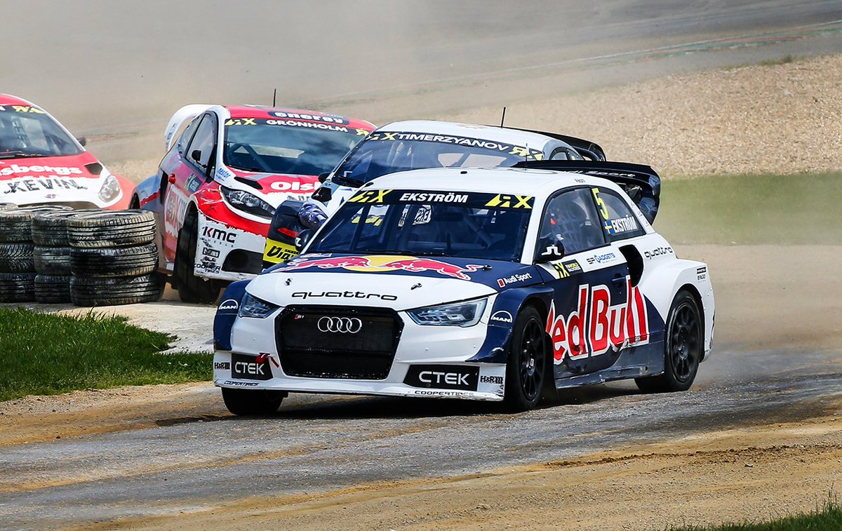 CONGRATULATIONS <a href="/mattiasekstroem/">Mattias Ekström</a> - winner of #MettetRX, and his second win in a row!!!!!

#WorldRX