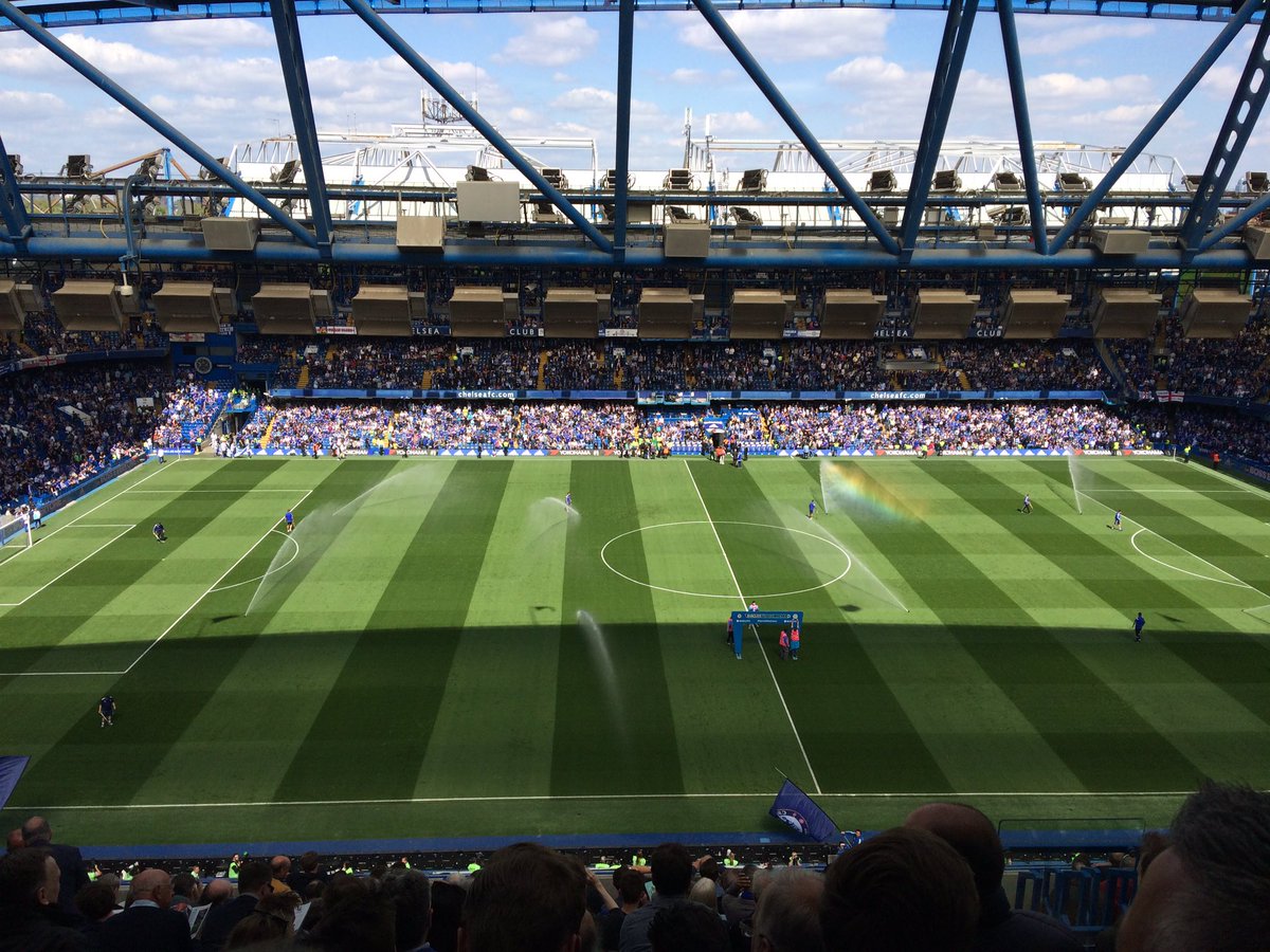 View for Leicester fans in the Chelsea end
