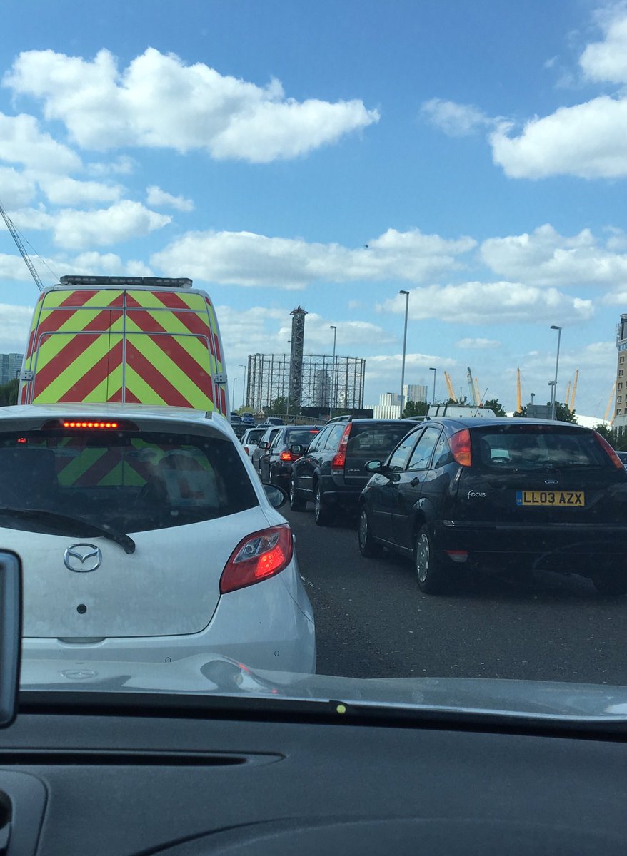 suzywotz's tweet image. @catturvill that one car !!!! It's white today #letonein