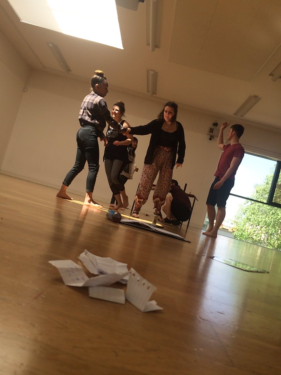 squeezedtheatre's tweet photo. Back in rehearsal for our lovely little show https://t.co/427YU5MtZf