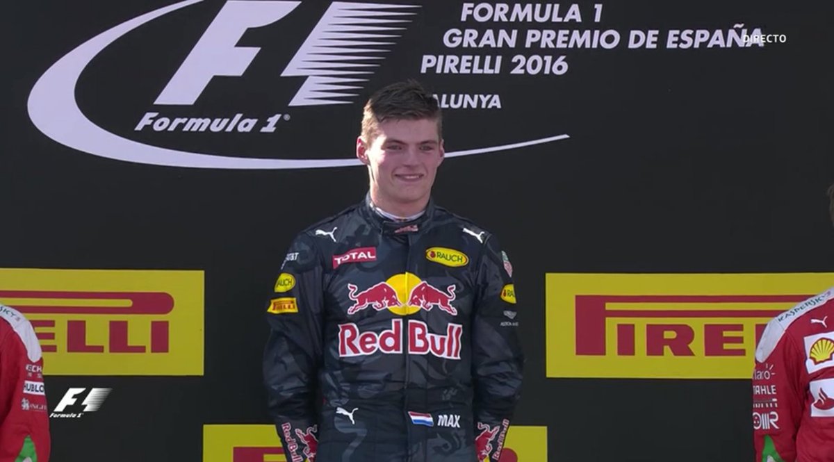 marcmarquez93's tweet photo. Congrats to @Max33Verstappen for his first victory in #F1 and his record of precocity. Spectacular!!! #SpanishGP https://t.co/eUtOjEVcg0