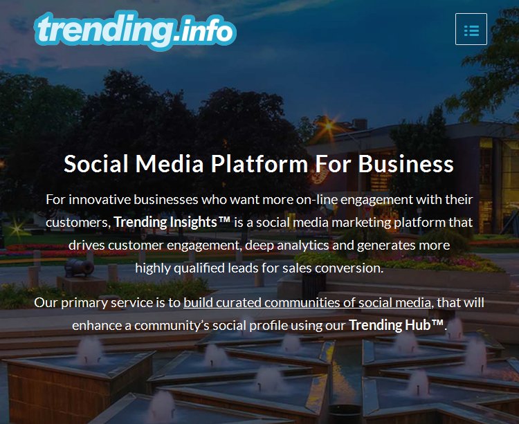 randyhuitema's tweet photo. #Trending Insights will engage your #customers! #social #media #marketing Contact us at https://t.co/cbb3yqibDB https://t.co/BscNzvk0a6