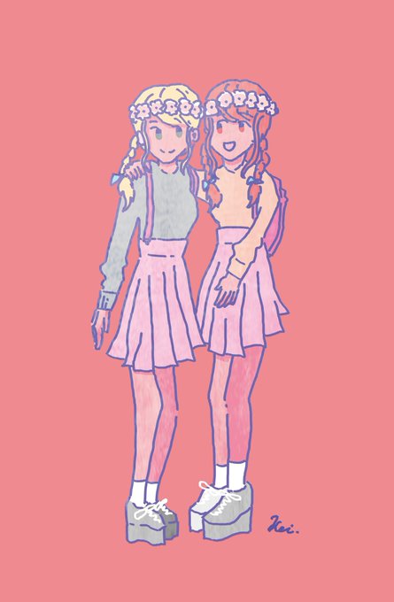 双子コーデのtwitterイラスト検索結果 古い順
