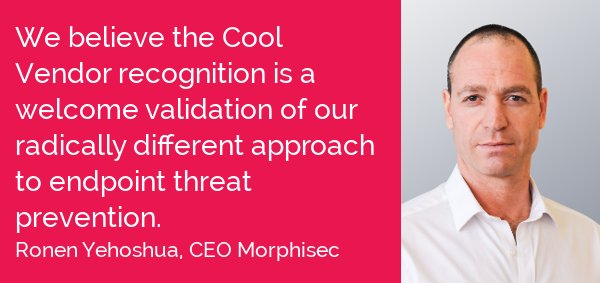 morphisec's tweet photo. Gartner Names Morphisec a 2016 “Cool Vendor” - Morphisec https://t.co/xXWjwpz39H by @morphisec https://t.co/5tv56Ud22W