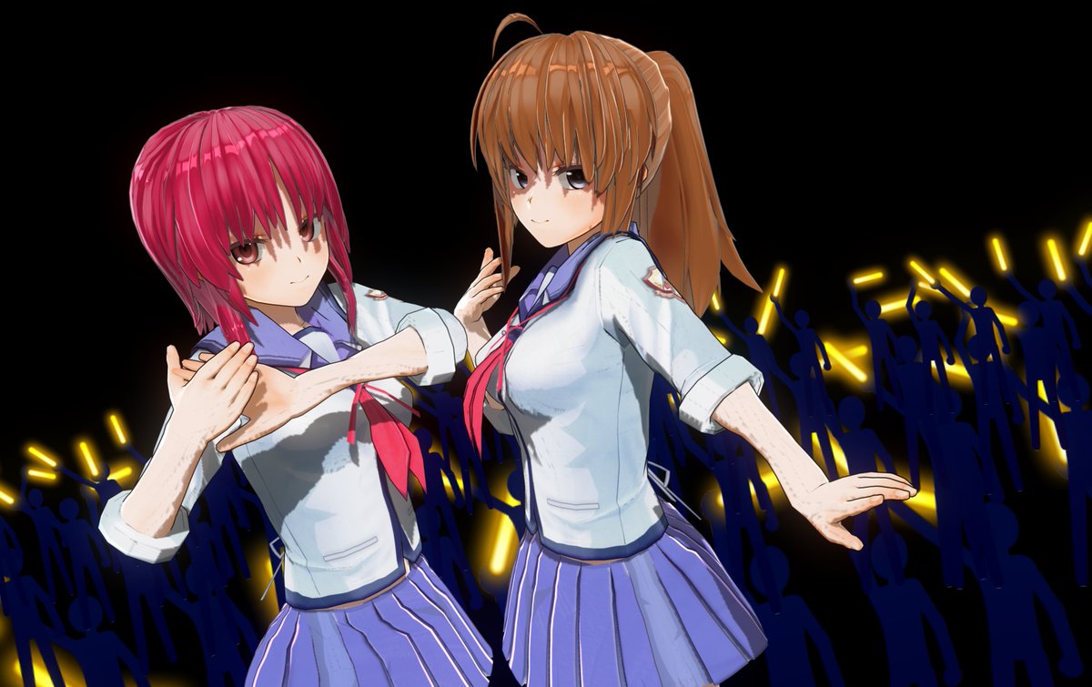 Bzc 鳥白島青年団 Pe Twitter Angel Beats より 岩沢 ひさ子 あまり詳しく覚えておらず 粗削り カスタムメイド3d2 Cm3d2