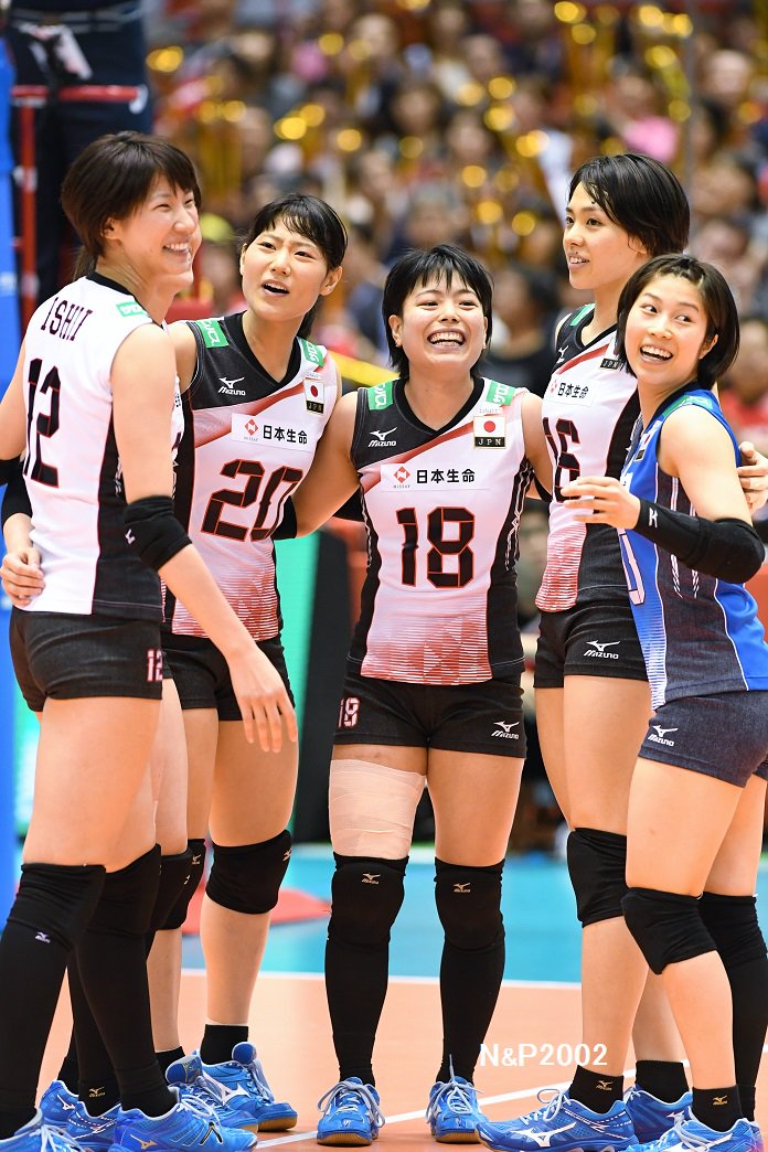 バレー日本女子 リオ最終五輪予選2連勝 躍動する選手の姿 バレー日本女子 リオ最終五輪予選2連勝 躍動する選手の姿