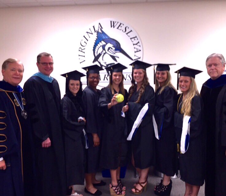 battenuniv's tweet photo. Special congratulations to the six @VWCSOFTBALL graduates who missed Commencement due to their game schedule. #VWC16 https://t.co/vEh0pAGNNB