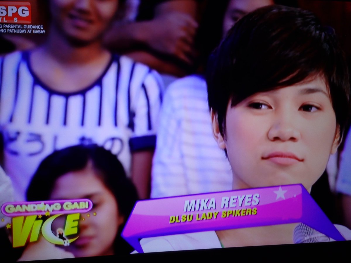 KatoHazel's tweet photo. Sooooo cute @mikareyesss #GGVForTheWin #MikaReyesOnGGV https://t.co/CRdAcDomcI