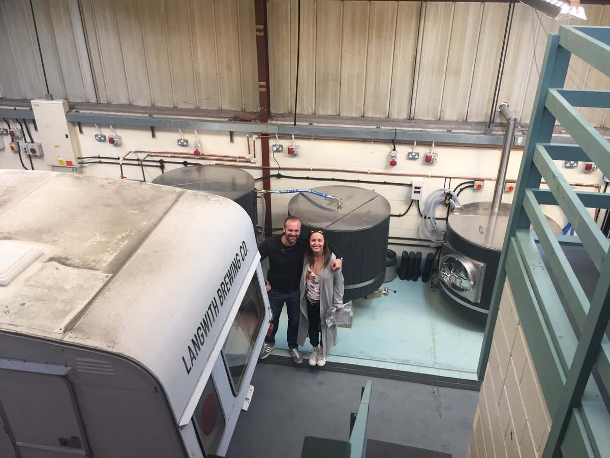 Lovely weekend spent with @langwithbrewing. The beer tastes fantastic too! #greatbeer #lovelytanks #pedro.