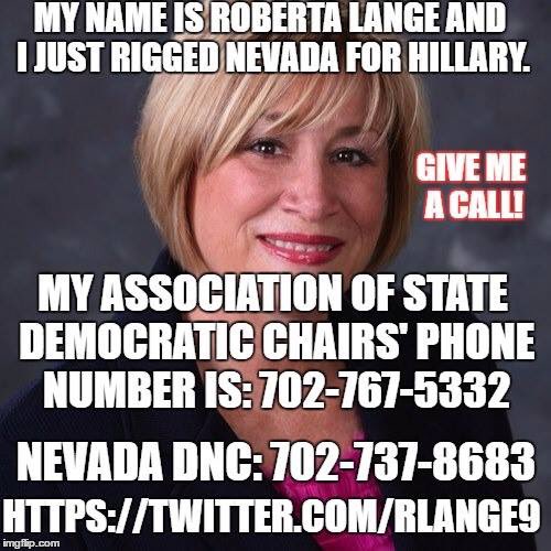 FringyFab's tweet photo. Nevada Democratic State Convention was a total FARCE! #BarbaraBoxer and #RobertaLange SHAME ON YOU!! https://t.co/qUbNblUlHe