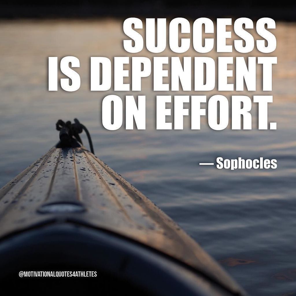 MQFA1's tweet photo. “Success is dependent on effort.” — Sophocles https://t.co/MI2GD8lsTy