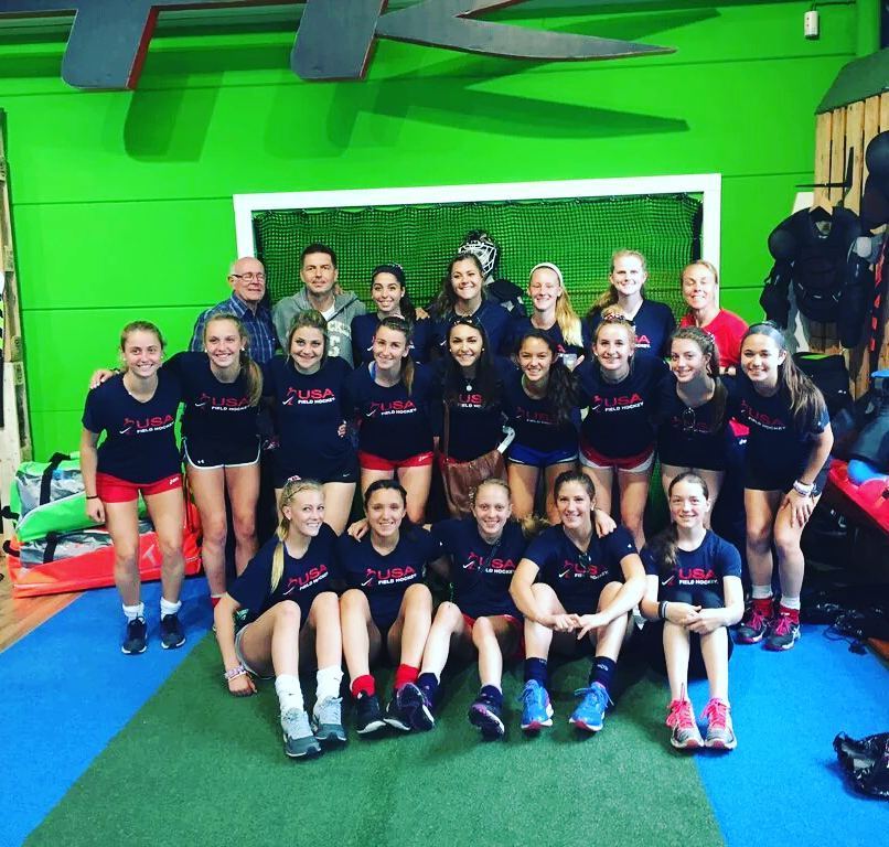 LongstrethUSA's tweet photo. U17 team @USAFieldHockey visiting the @TK_Hockey warehouse and national office! #choosethe… https://t.co/p8hGBJtVQn https://t.co/eO5i5FWjTj