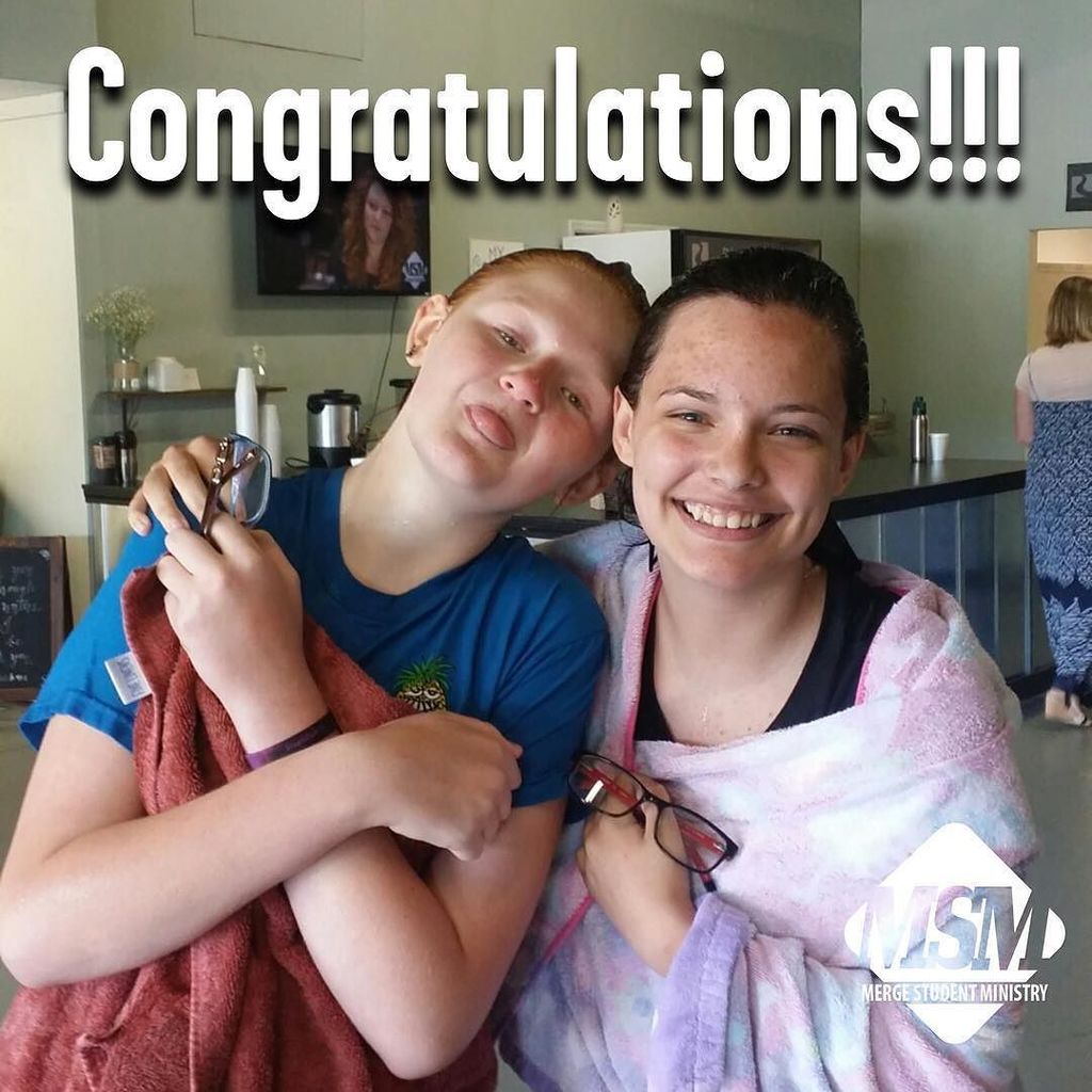 MergeRHC's tweet photo. These two took the plunge and were baptized this morning. #MSMerge https://t.co/0erkCSKahy