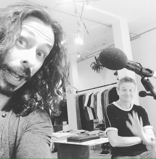 wellsuspectrecs's tweet photo. #Soho Radio with Virgil Howes #wellsuspect #themads #privatejones #corduroy #frenchboutik https://t.co/qvsm0qsQzJ