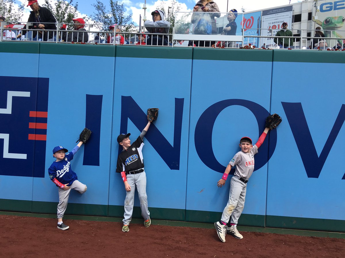 InovaTracy's tweet image. Channeling @JWerthsBeard at Youth Baseball Day @Nationals Park sponsored by @InovaHealth