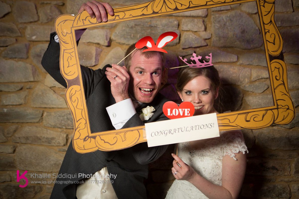 Photo booth props at your wedding evening do? What's not to love.  Samantha &amp; Nick did it in style <a href="/TrevennaBarns/">Trevenna Cornwall</a>