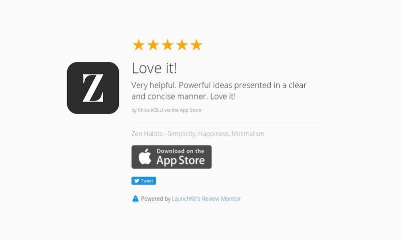 MonkeyTheorem's tweet image. 5 Star Review: "Love it!: Very helpful. Powerful ideas presented in a clear and concise ma…" launchkit.io/reviews/zKE8Wv…