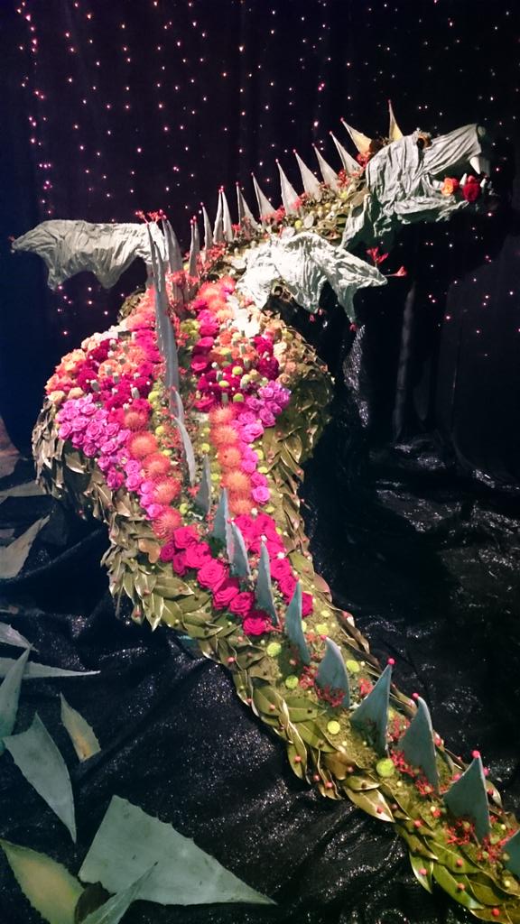 BSBLYFE's tweet photo. Daenerys, I found your dragon #Girona #Gironaflowerfestival #GameofThrones https://t.co/N9FlRz51gt