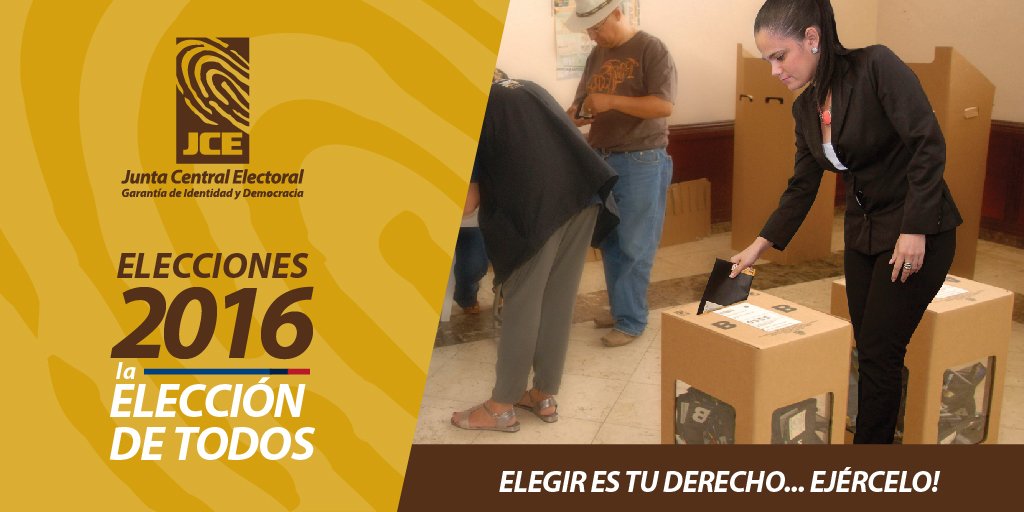 juntacentral's tweet photo. Tu voto construye tu democracia.
#EleccionesRD2016  #LaElecciónDeTodos https://t.co/sazmYZqVRo