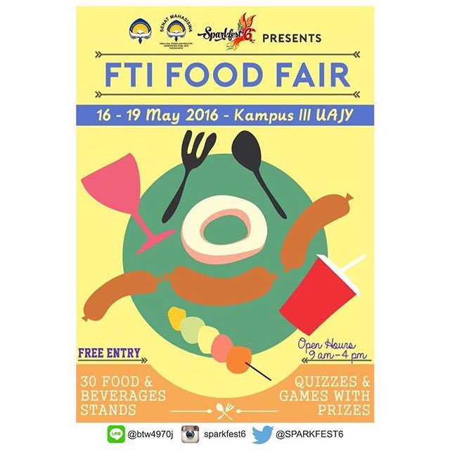 FTI FOOD/16-19 Mei/09-16wib/kampus 3 UAJY/ infusedwater,cocolasih,thaitea,greentea,mac&amp;cheese,chiapudding #jogja